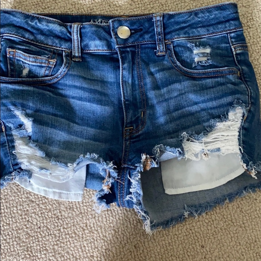 Denim shorts